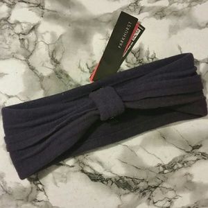 NWT Parkhurst 100% Wool Purple Turban Headband